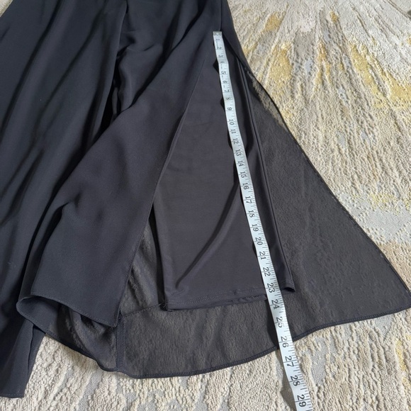 Alex Evenings Georgette Chiffon Wide Leg Mid Rise Flowy formal Pants large new - Picture 11 of 13